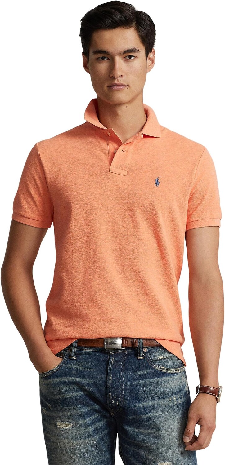 

Рубашка-поло Classic Fit Mesh Polo Shirt Polo Ralph Lauren, цвет Beach Orange Heather