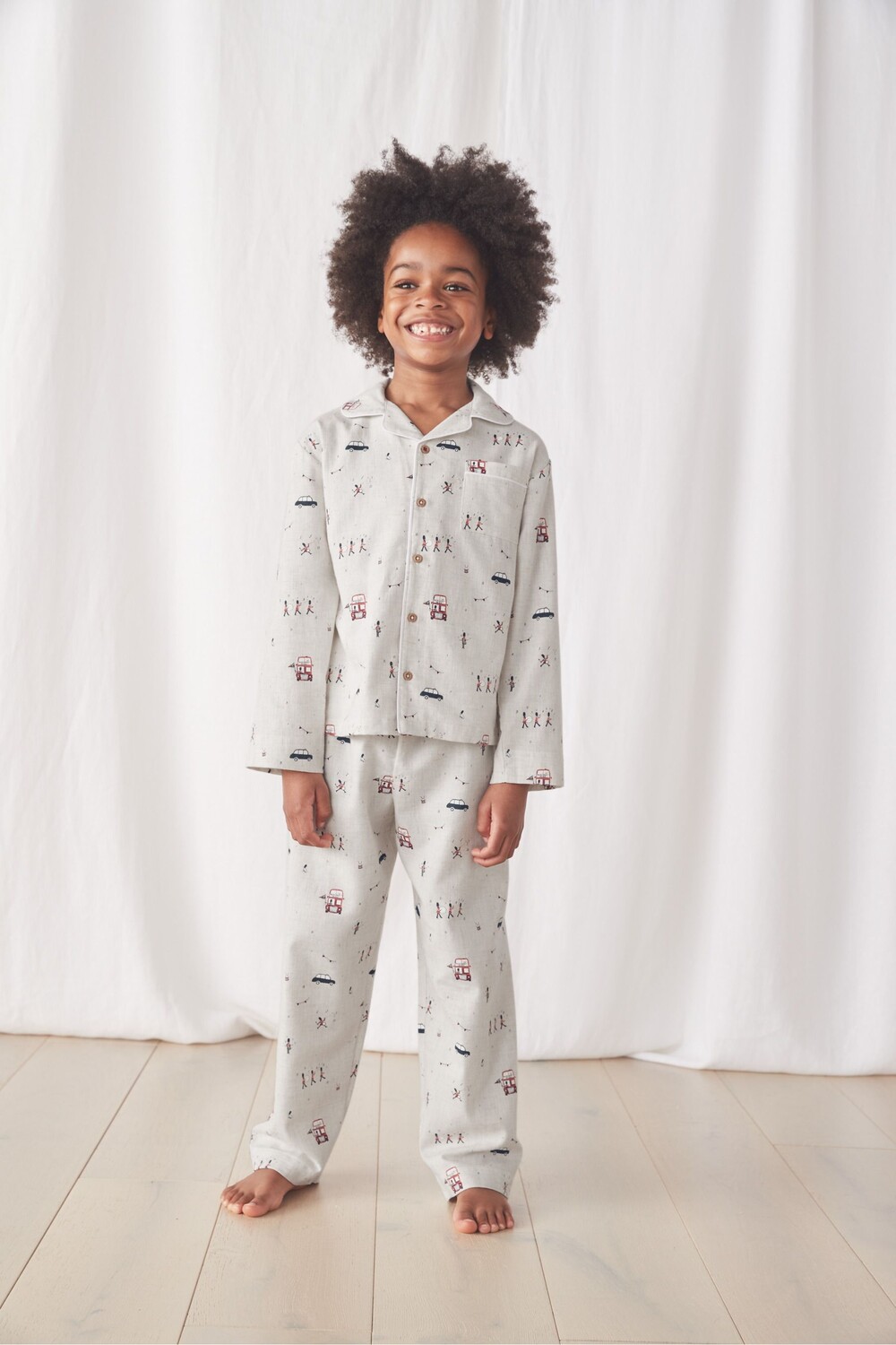 

Классическая белая пижама The Company London Parade The White Company, белый