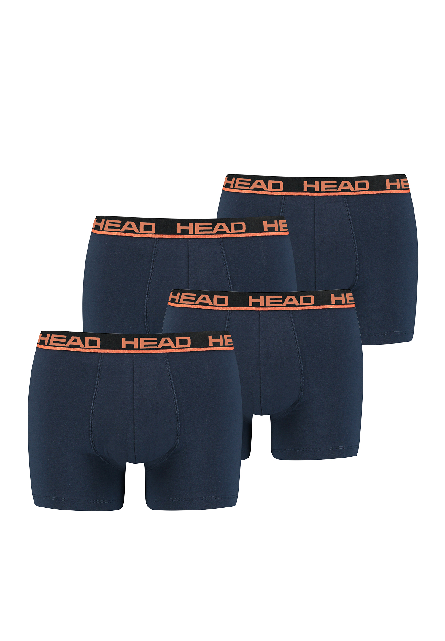 Боксеры HEAD Boxershorts Head Basic Boxer 4P, цвет 010 - Blue / Orange