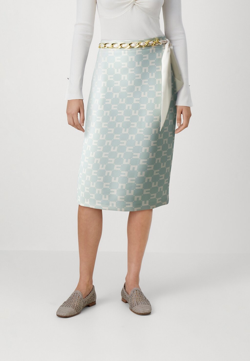 

Юбка-карандаш WOMENS SKIRT Elisabetta Franchi, светло-синий