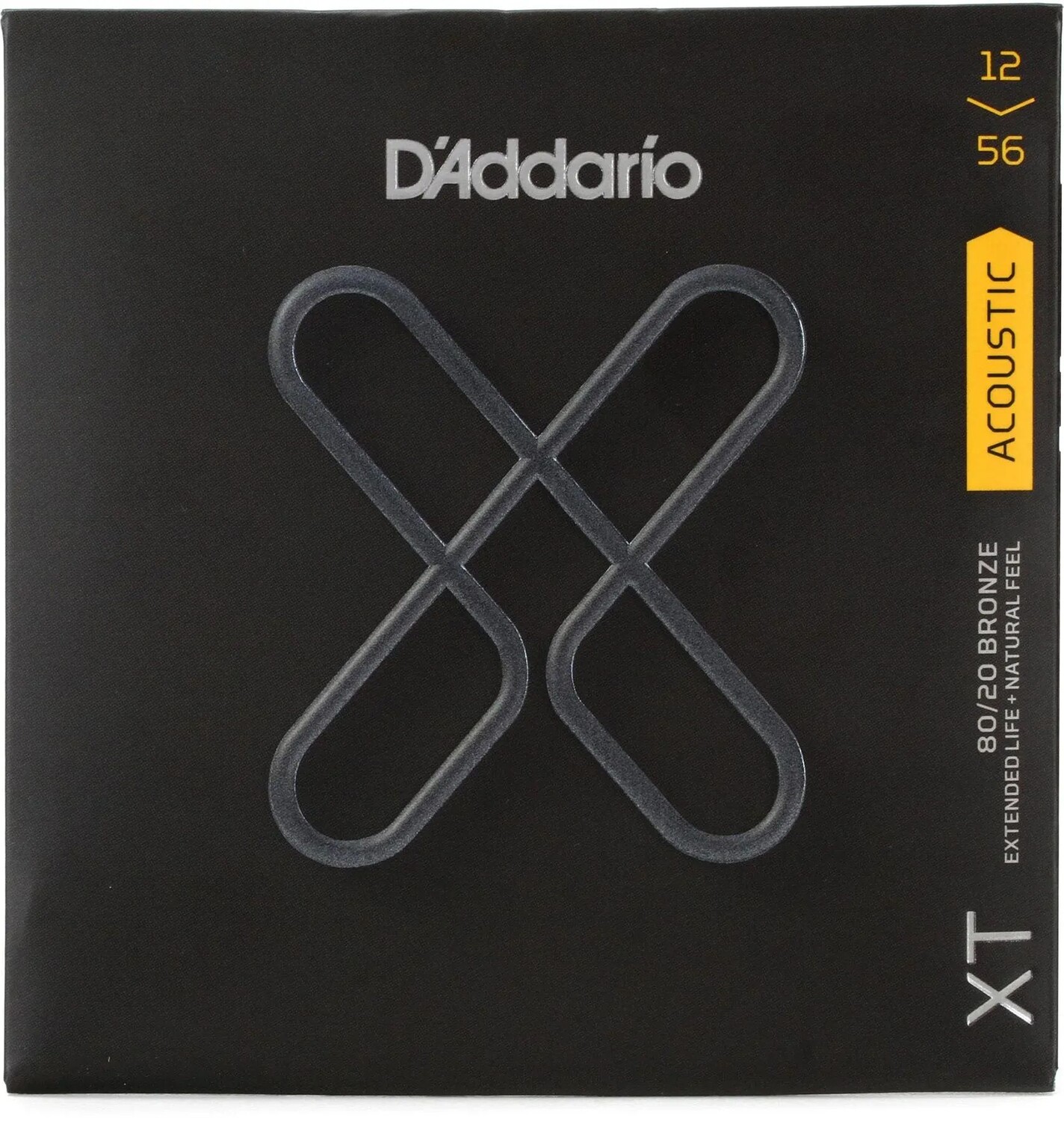

Струны D'Addario XTABR1256 XT 80/20 бронзовые для акустической гитары — .012-.056 светлый верх/средний низ