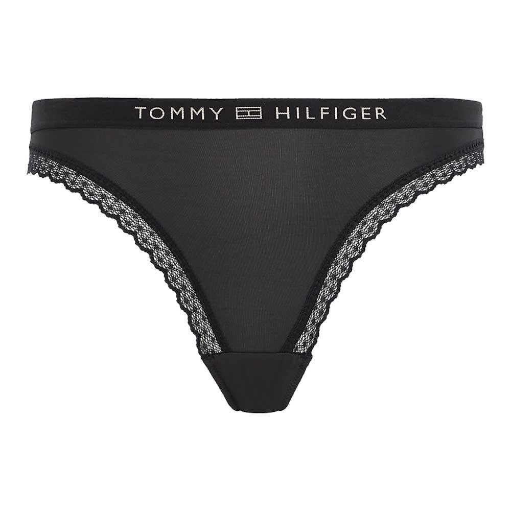 

Трусы бикини Tommy Hilfiger Tonal Logo Lace, черный