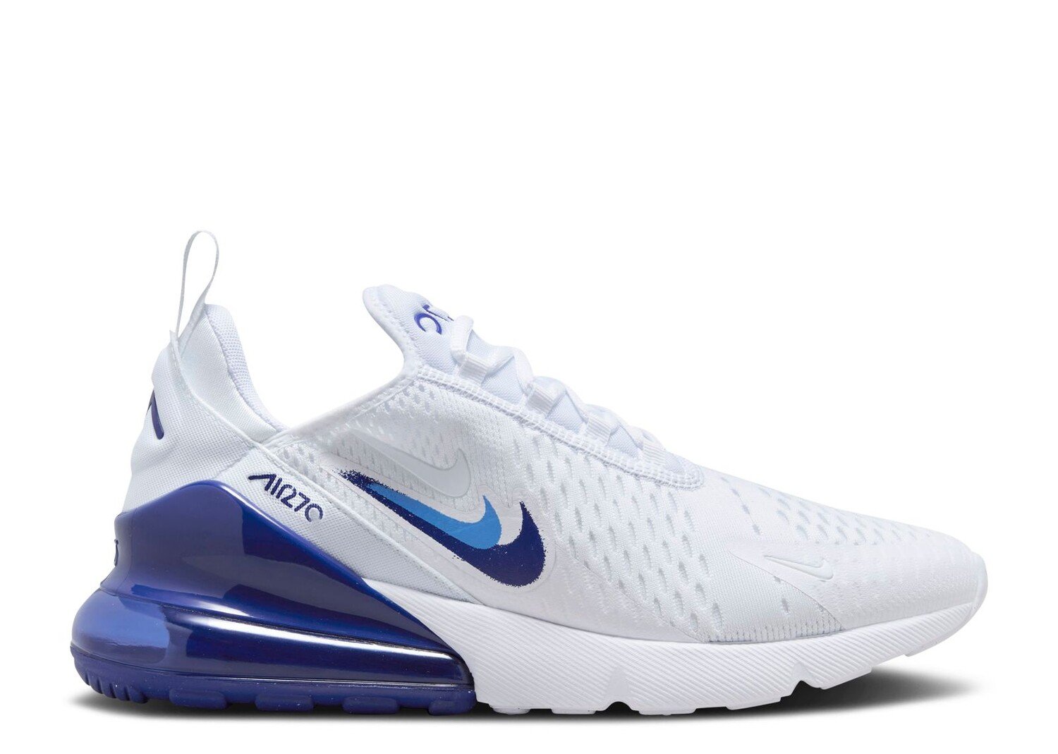 

Кроссовки Nike Air Max 270 'Multi-Swoosh - White Deep Royal', белый