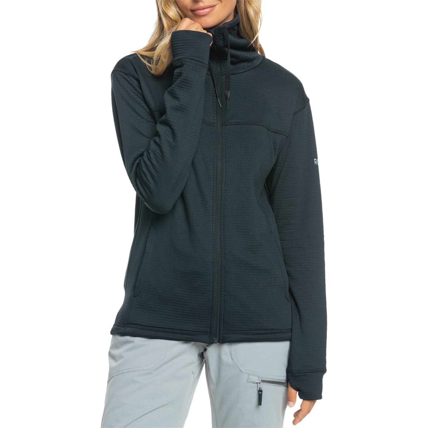

Толстовка Roxy Vertere Full Zip, цвет True Black