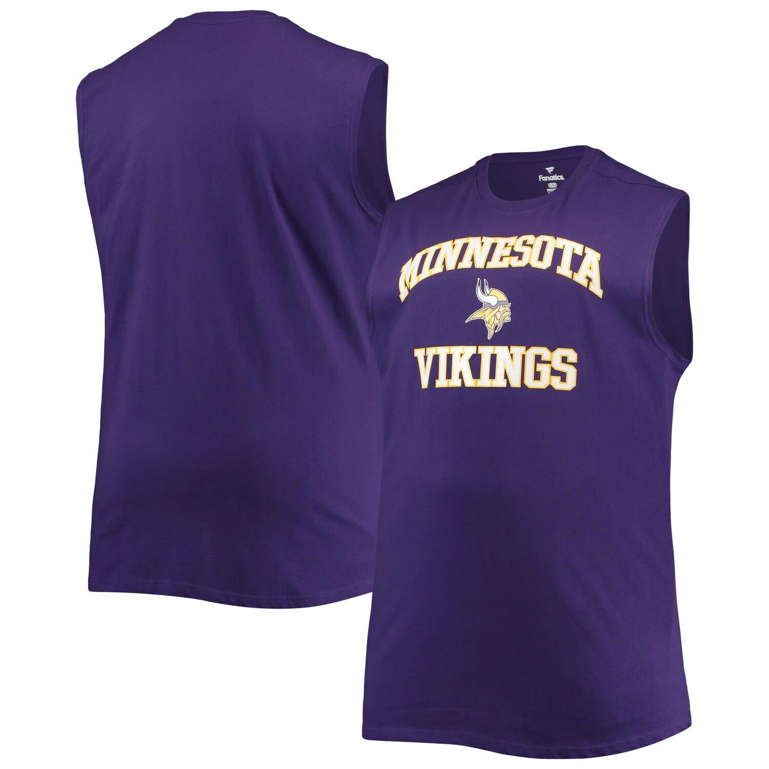 

Мужская фиолетовая майка Minnesota Vikings Big & Tall Muscle Tank, Фиолетовый