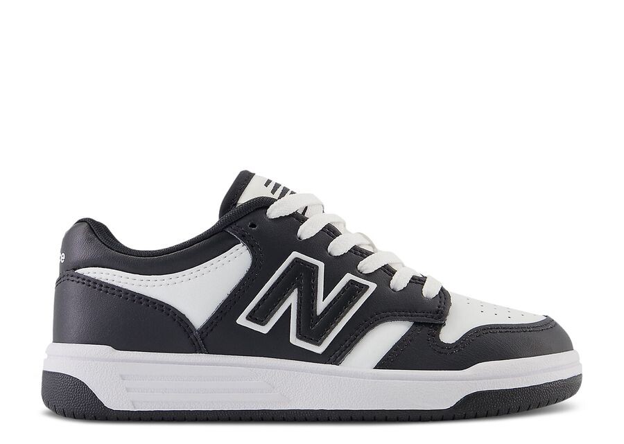 

Кроссовки New Balance 480 Little Kid 'Black White', черный