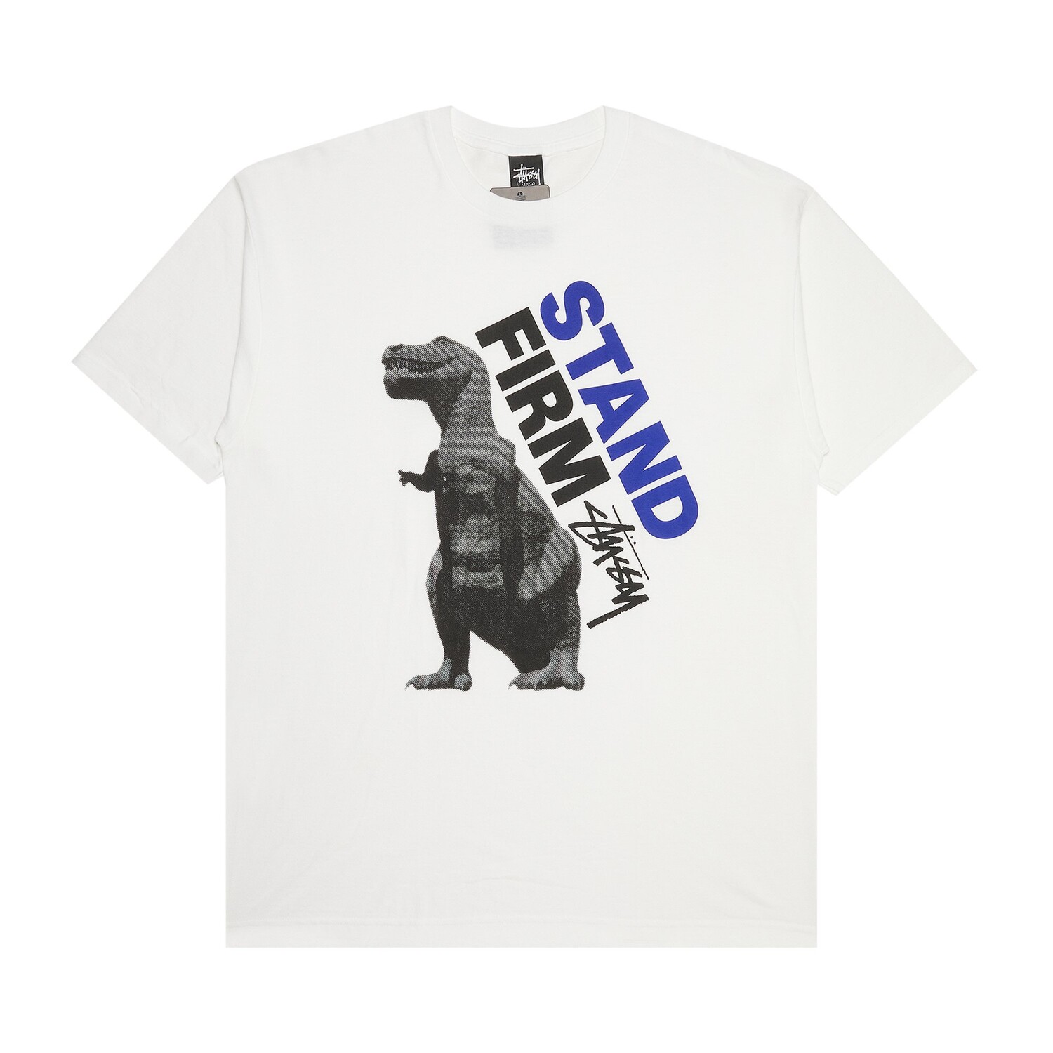 

Футболка Stussy Stand Firm Dino, цвет Белый