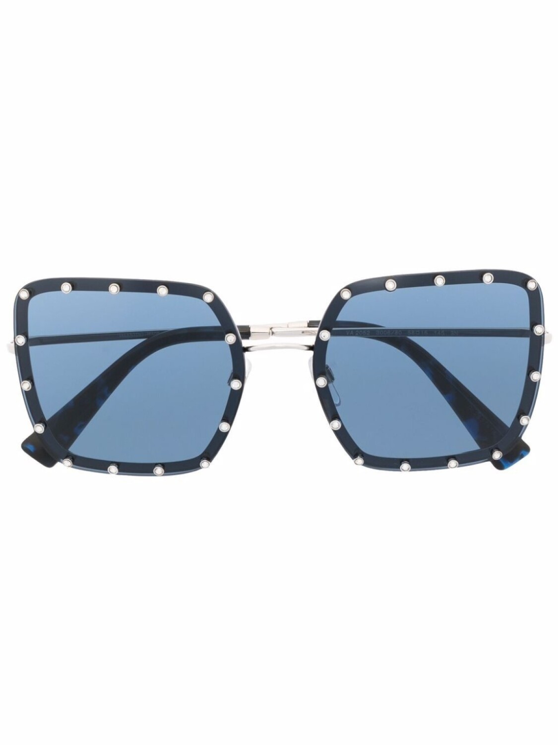 

Солнцезащитные очки со стразами VALENTINO GARAVANI EYEWEAR, серебряный