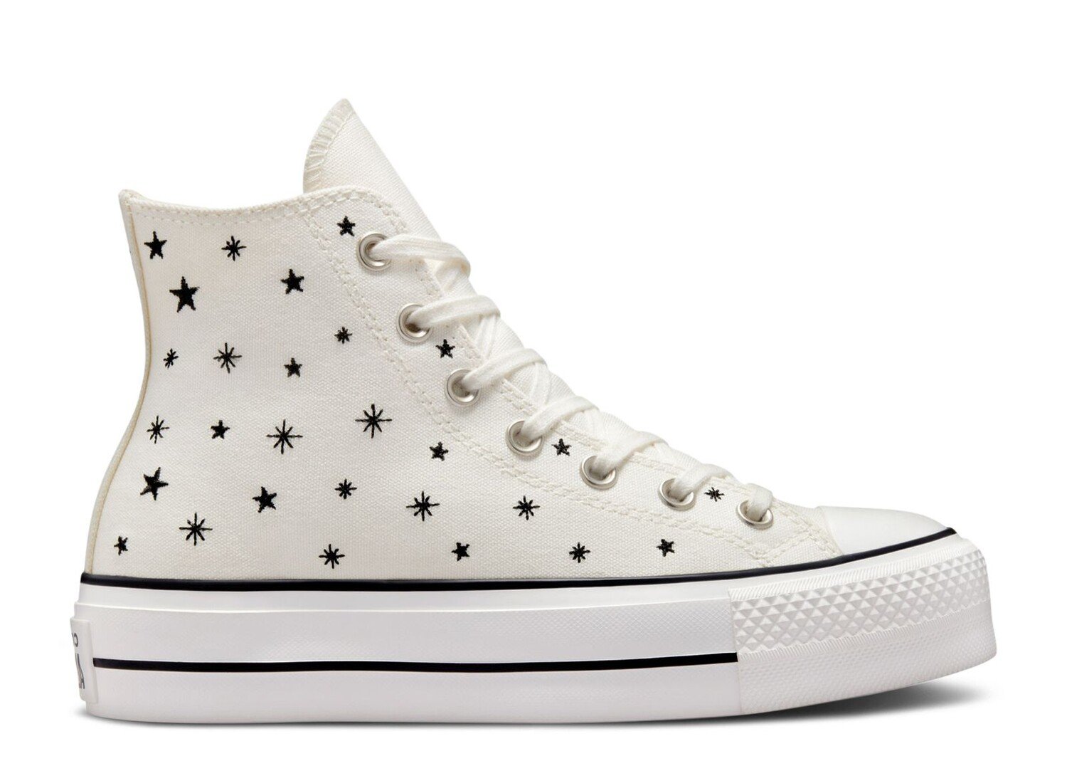 

Кроссовки Converse Wmns Chuck Taylor All Star Lift Platform High 'Embroidered Stars - Egret', кремовый, Бежевый