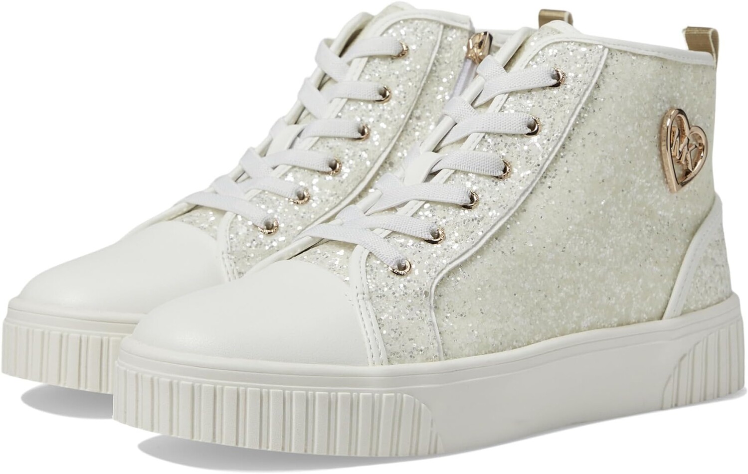 

Кроссовки MICHAEL Michael Kors Kids Skate Split 3, цвет White/Glitter