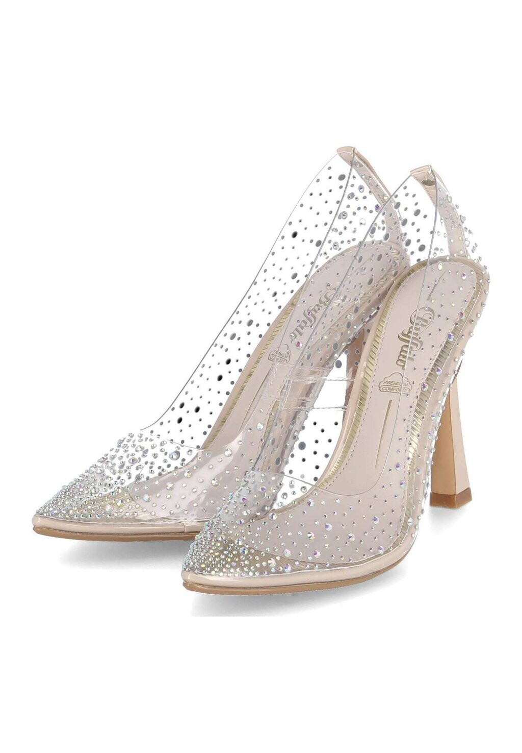 

Туфли LINDA DIAMOND Buffalo, цвет transparent
