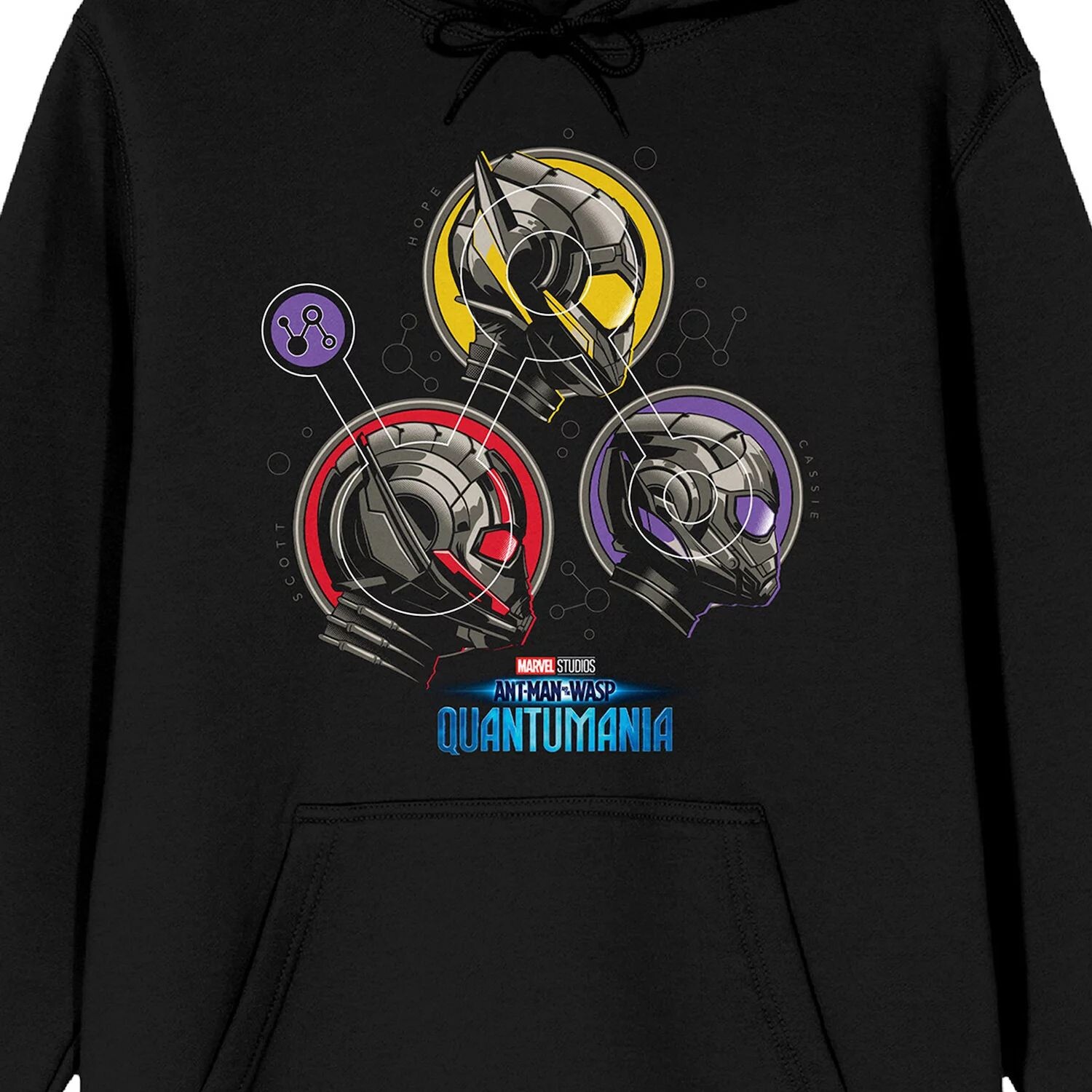 

Мужская толстовка с рисунком Marvel Ant-Man And The Wasp Quantumania Trio