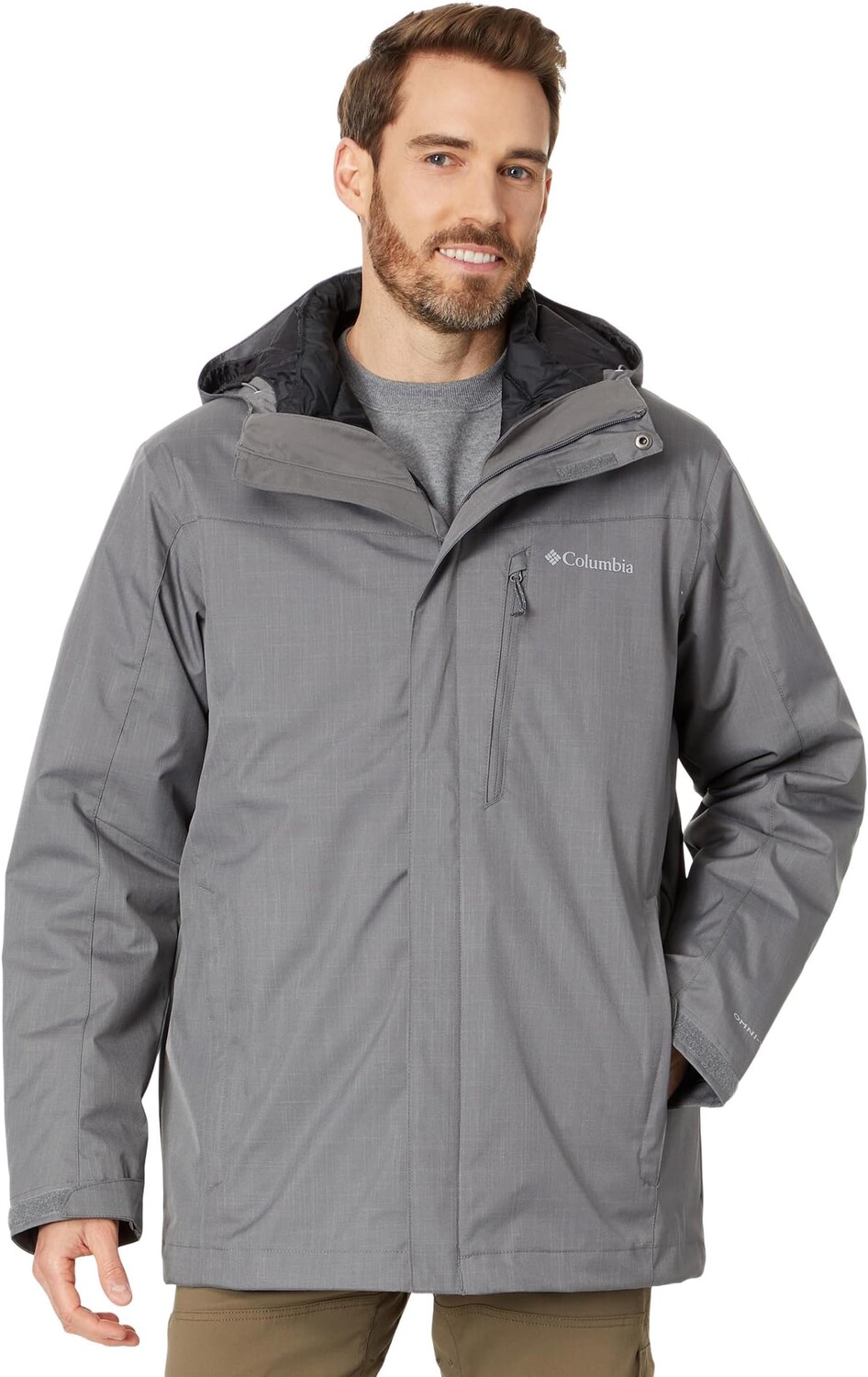

Куртка Whirlibird IV Interchange Jacket Columbia, цвет City Grey Melange