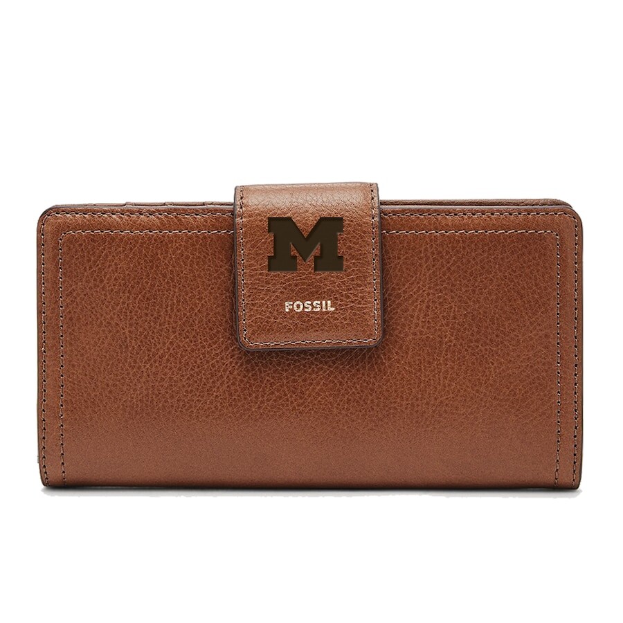 

Сумка-клатч Fossil Michigan Wolverines, коричневый