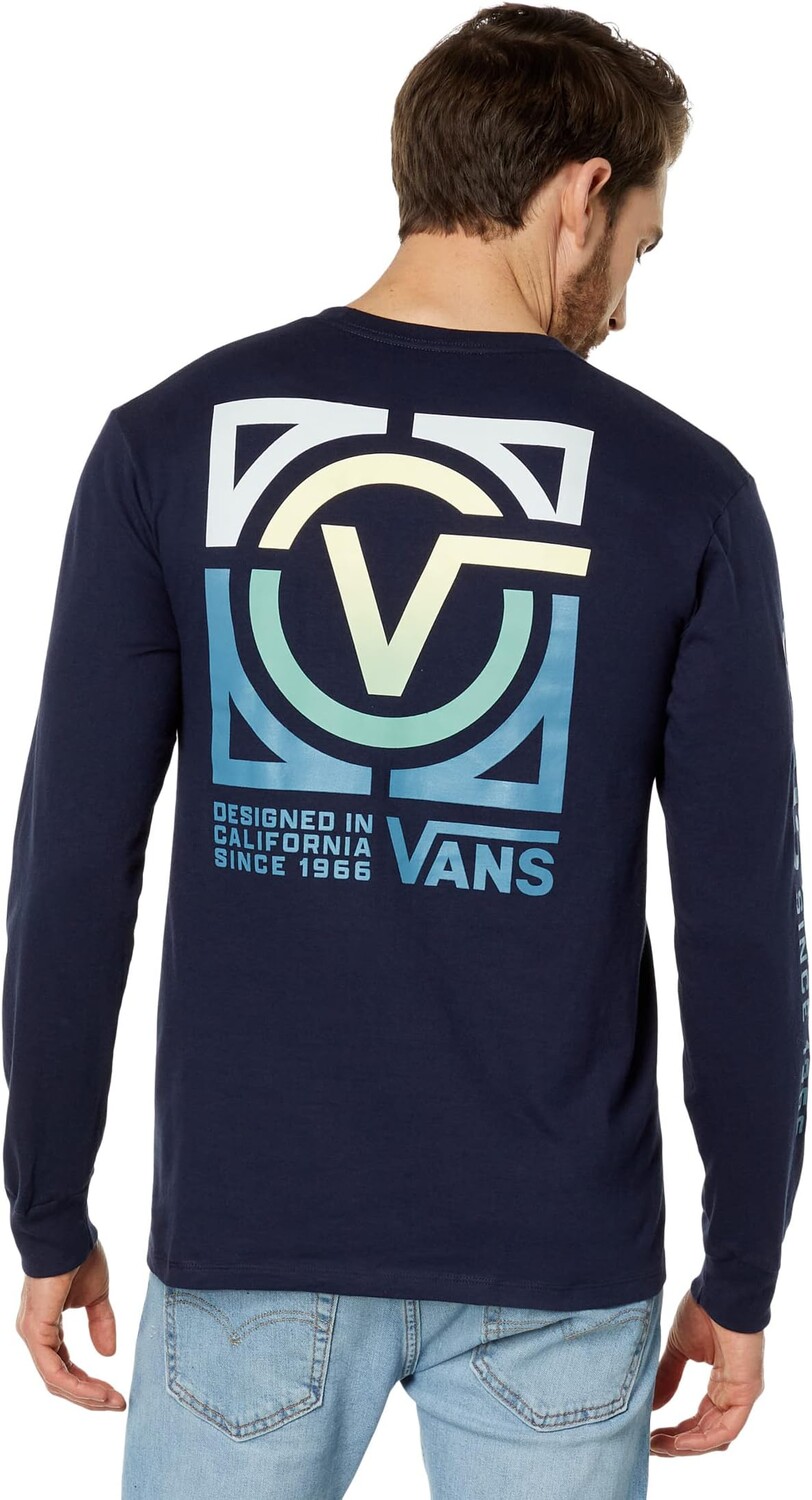 

Футболка Veesta с длинными рукавами Vans, темно-синий