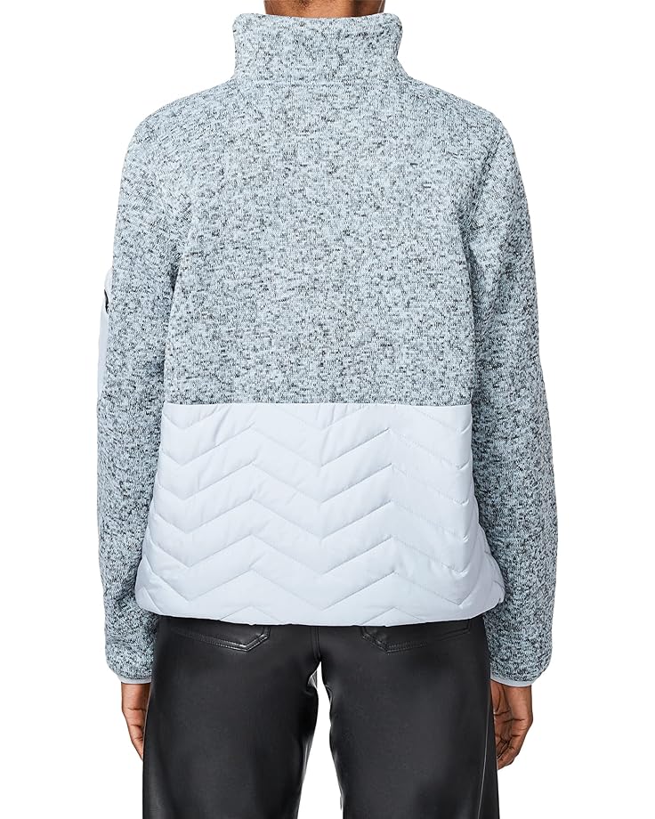 цена Куртка Bernardo Fashions Ultra Soft Sweater Knit Combo Jacket, цвет Pastel Blue/Frost