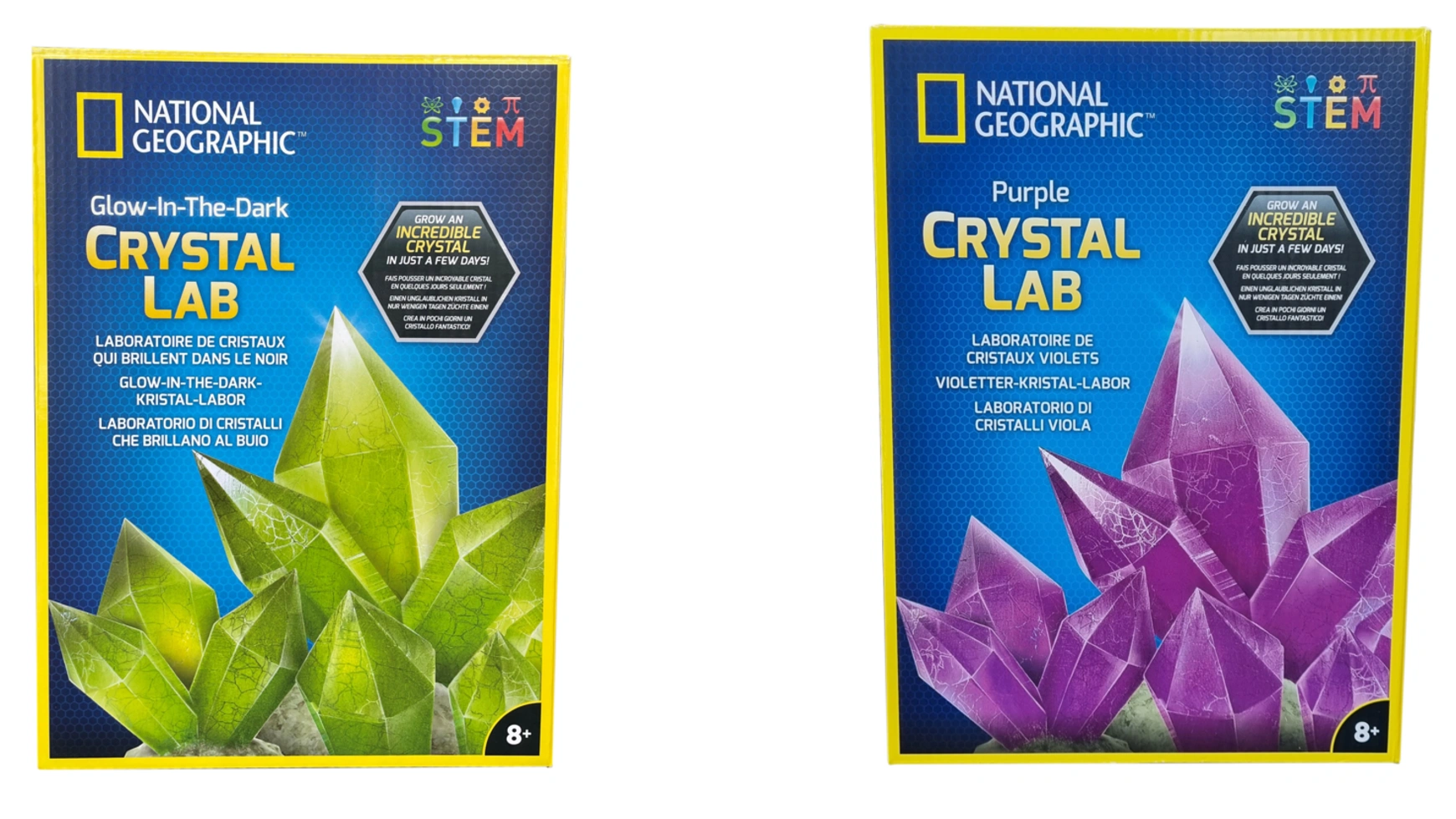Ассортимент для выращивания кристаллов, 1 шт, в ассортименте National Geographic набор для выращивания кристаллов игольчатые кристаллы 3 в 1