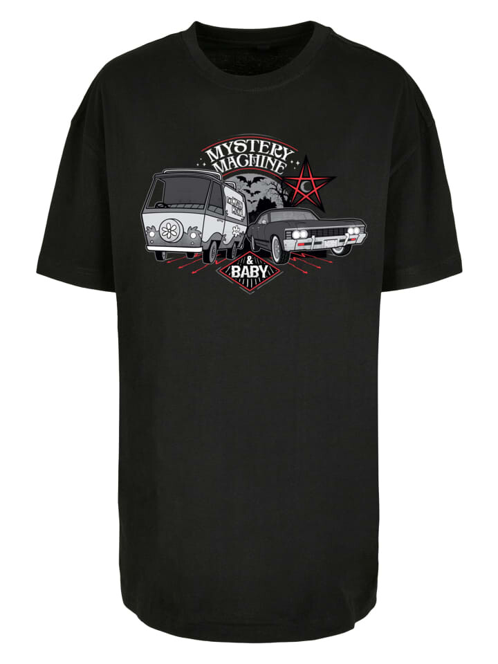 

Футболка F4NT4STIC Oversized Boyfriend Tee Scooby Doo Mystery Machine, черный