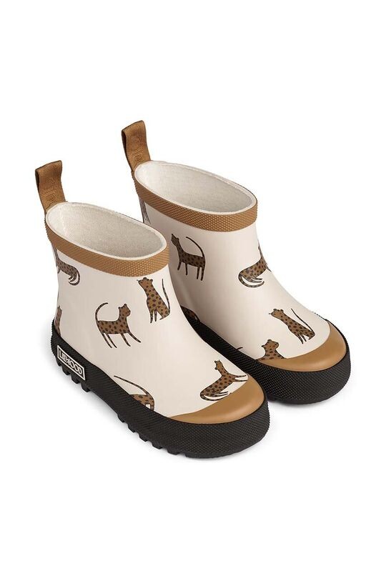 

Liewood Детские резиновые сапоги Tekla Printed Rainboot, бежевый