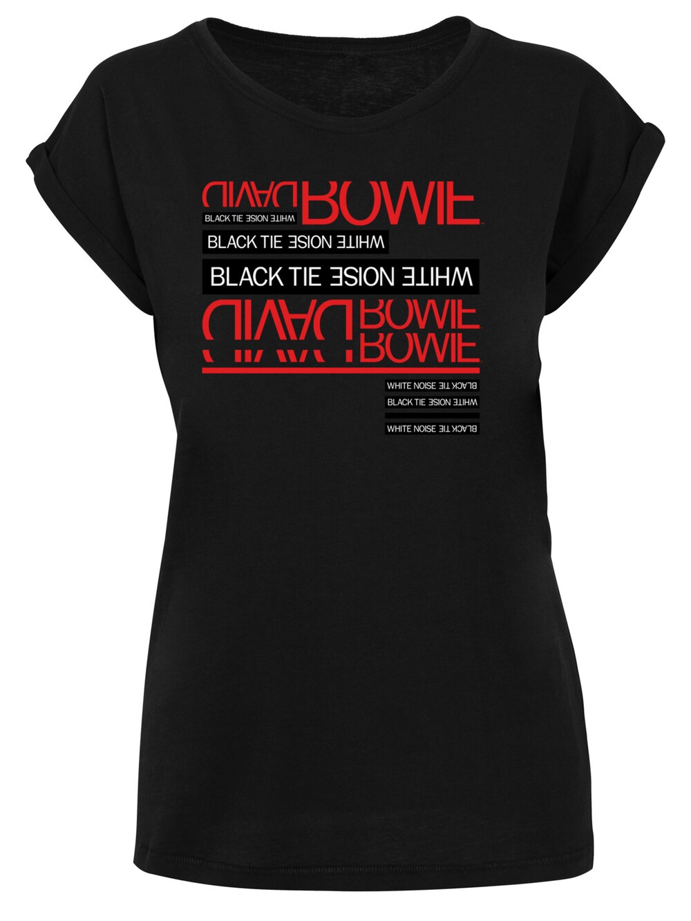 Рубашка F4Nt4Stic David Bowie Black Tie White Noise, черный
