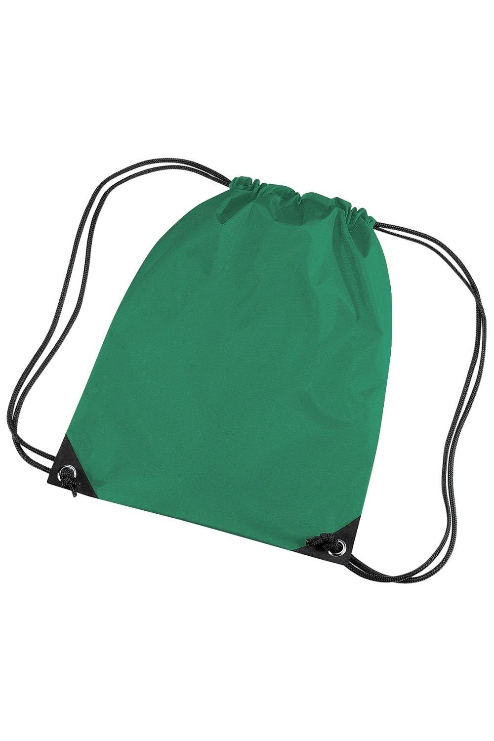 Водонепроницаемая сумка Gymsac премиум-класса (11 литров) Bagbase, зеленый