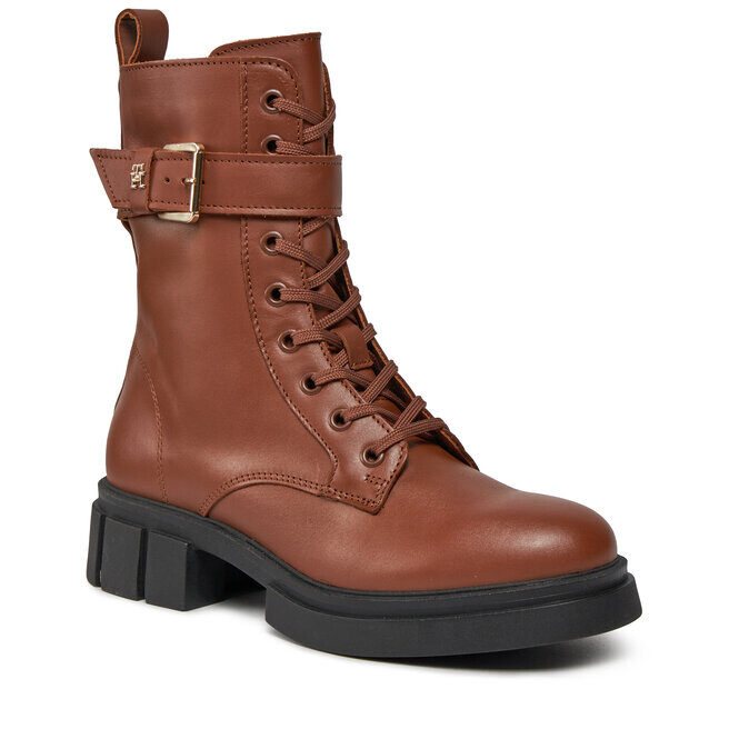 

Ботинки Tommy Hilfiger CoolFeminine Bikerboot, коричневый