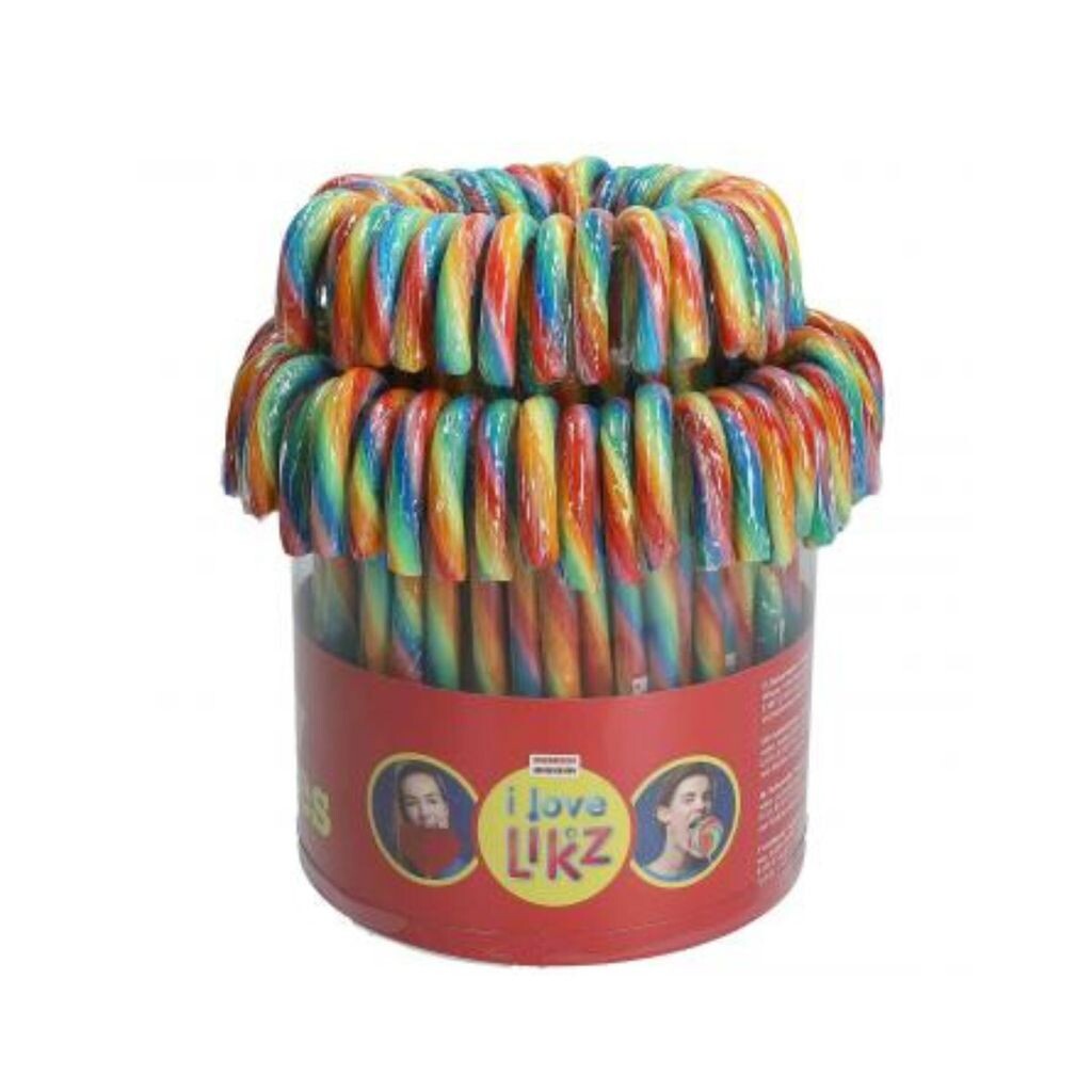 

Карамельные палочки Sweetz Candy CanezzZ цвета радуги 72 штуки Holland Foodz