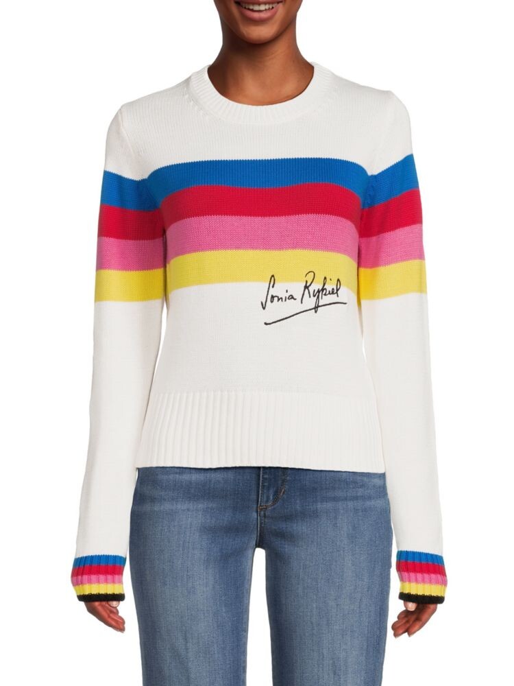 

Полосатый свитер Sonia Rykiel, цвет White Multi