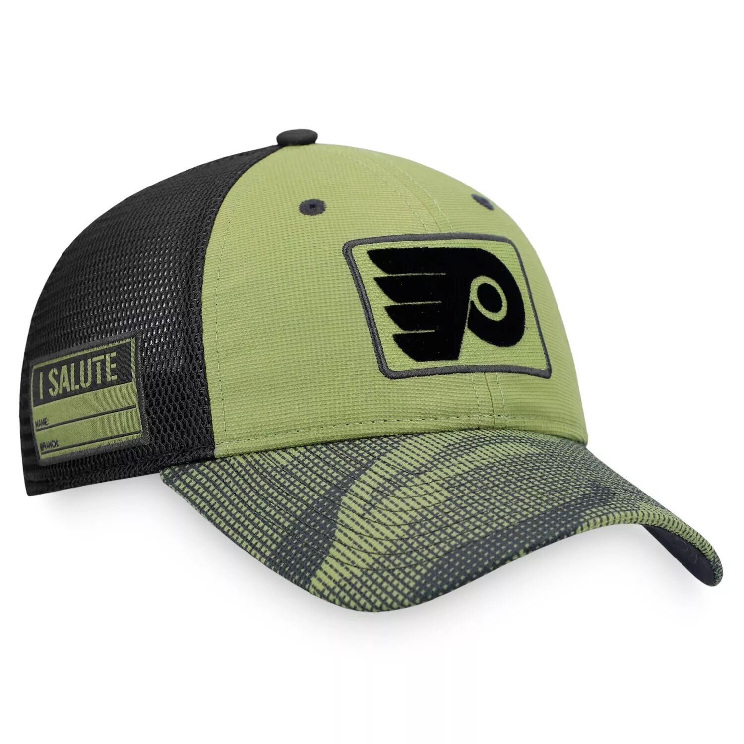 

Мужская фирменная камуфляжная/черная кепка Fanatics Philadelphia Flyers в стиле милитари Snapback