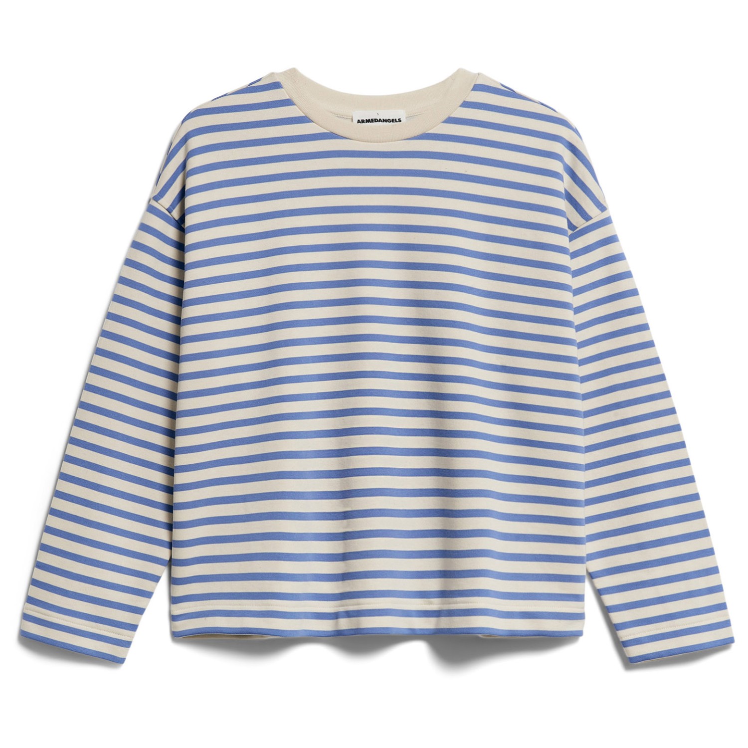 

Пуловер Armedangels Women's Frankaa Stripe, цвет Blue Bloom/Undyed