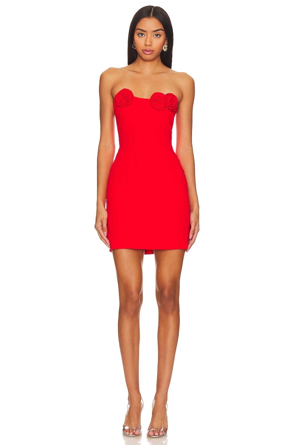 Платье мини Amanda Uprichard X REVOLVE Sabine, цвет Crimson