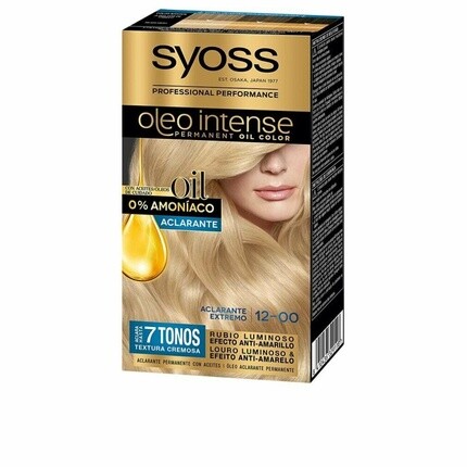 

Syoss Oleo Intense Стойкая краска для волос 12-0 Экстремальное осветление 5шт