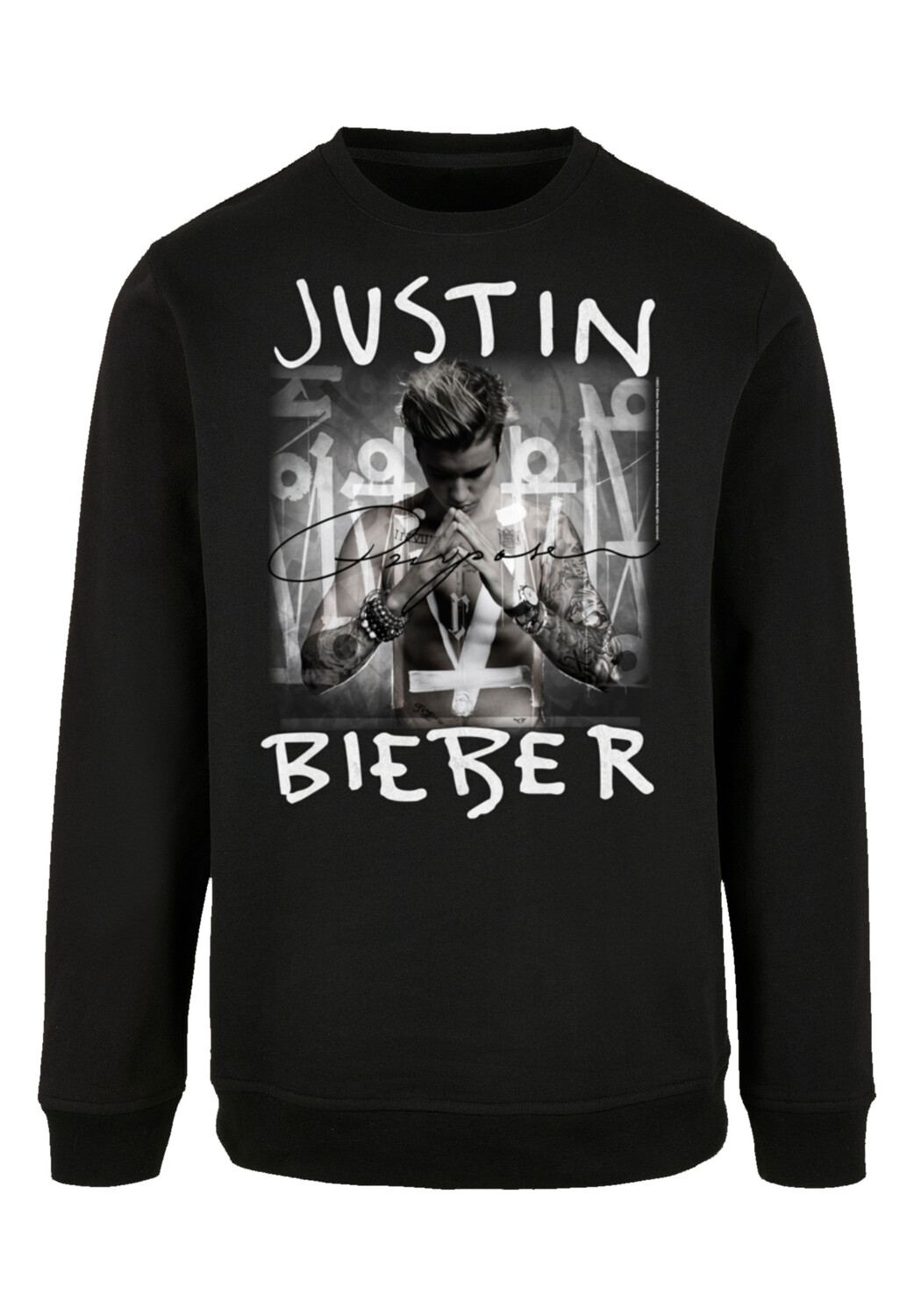 

Толстовка F4NT4STIC Justin Bieber Purpose Album Cover, черный
