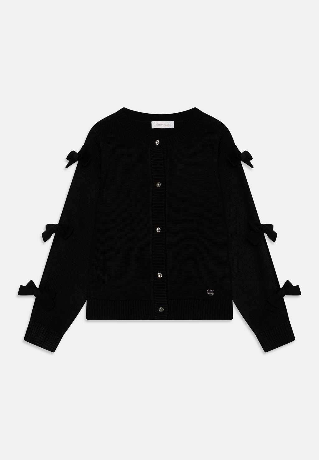

Кардиган Cardigan Con Fiocchini Monnalisa, черный