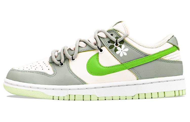 

Кроссовки Nike Dunk Skateboarding Shoes Women's Low-top Green/gray, серый