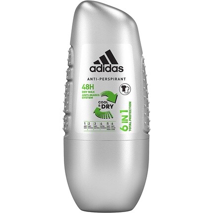 

Роликовый дезодорант 6-в-1 для мужчин, 50 мл, Adidas