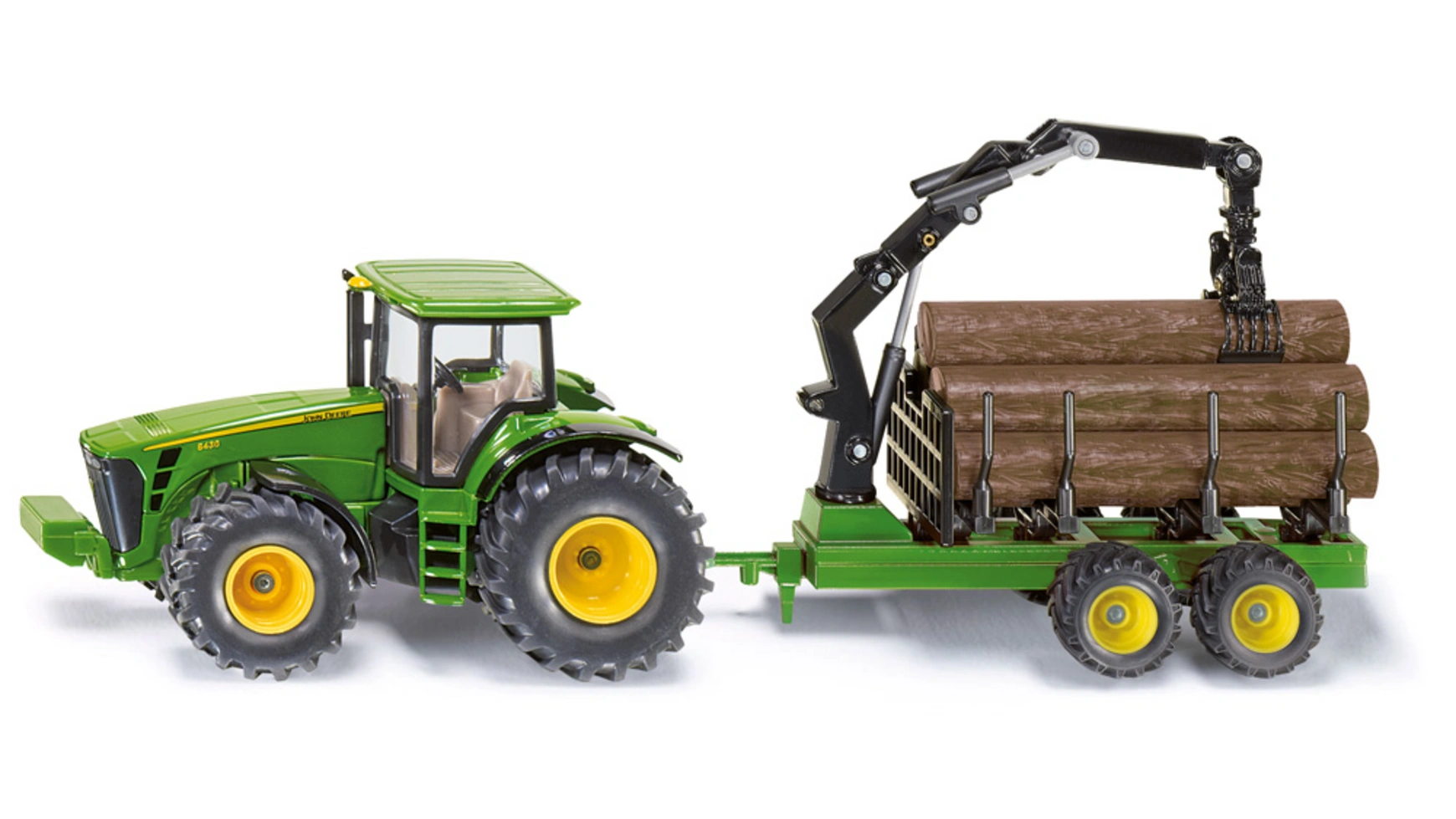 цена Farmer трактор с лесозаготовительным прицепом Siku