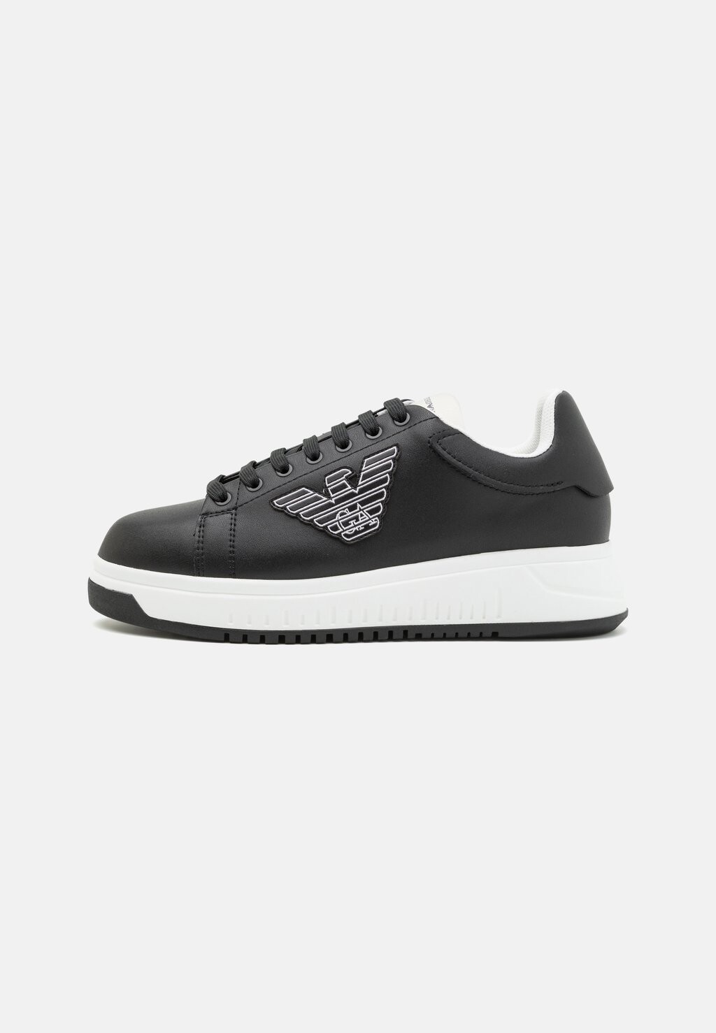 

Кроссовки низкие EXCLUSIVE Emporio Armani, цвет black/optic white
