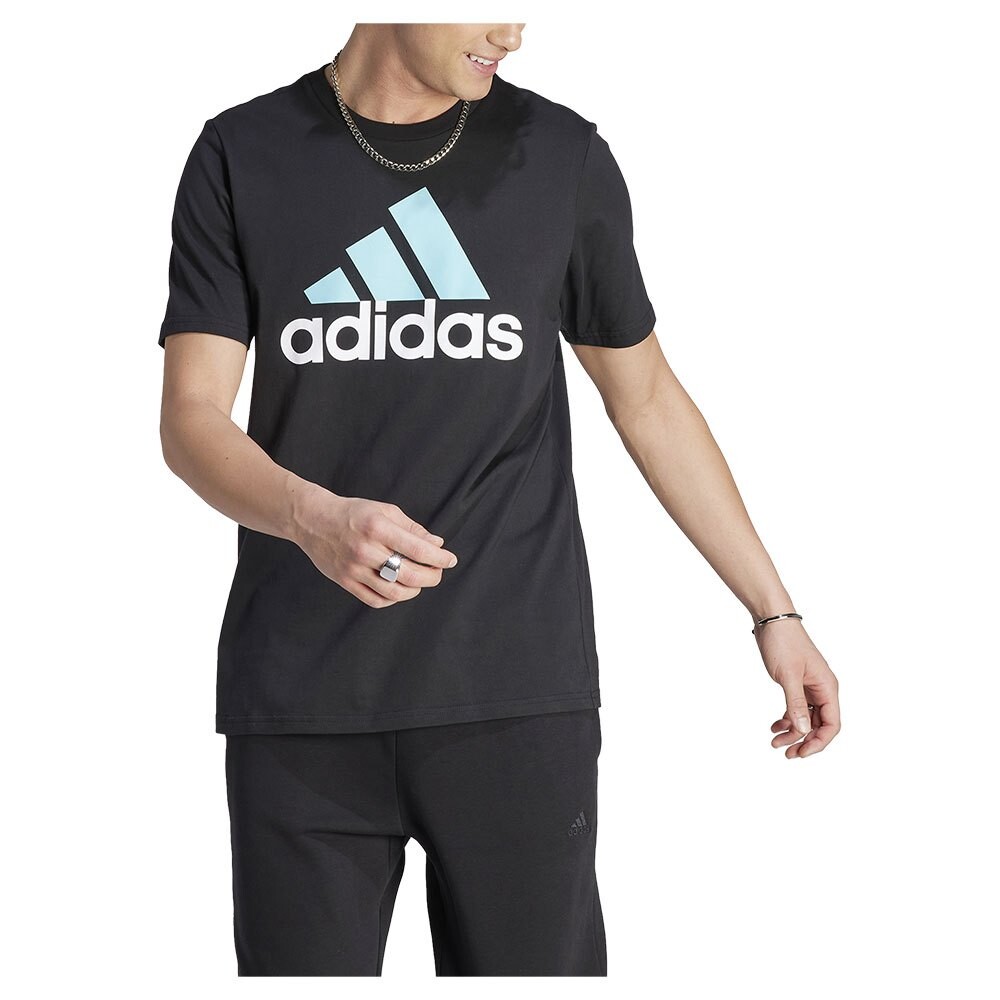 

Футболка с коротким рукавом adidas Essentials Single Big Logo, черный