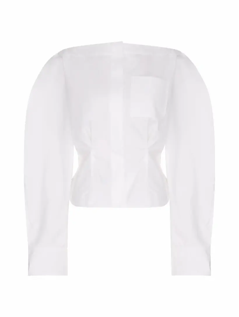 

Блузка из поплина Jacquemus, белый