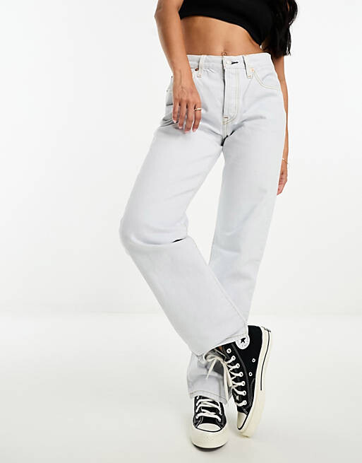 

Белые прямые джинсы Levi's 90-х 501