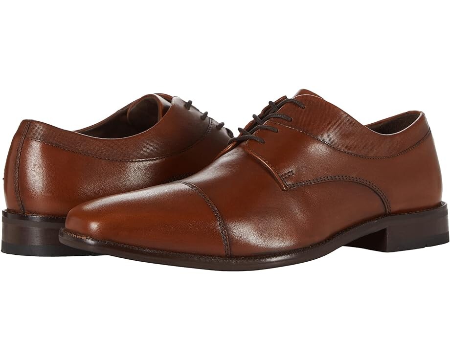 

Оксфорды Johnston & Murphy Archer Cap Toe, цвет Cognac