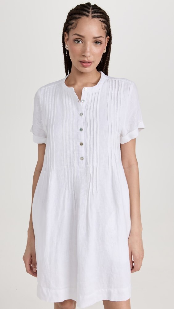 

Платье Faherty Gemina Basketweave, белый
