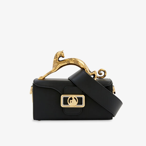

Сумка Pencil Cat из нано-кожи с верхней ручкой Lanvin, черный