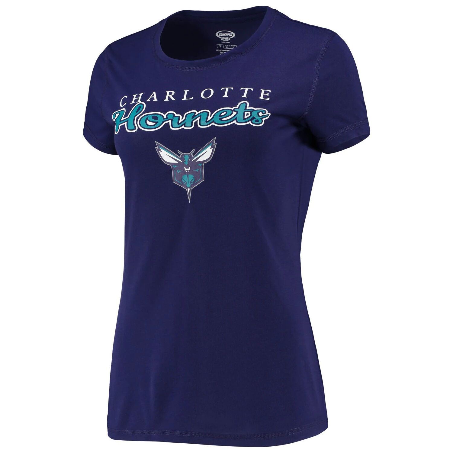 

Женский комплект для сна с футболкой и брюками Charlotte Hornets Lodge фиолетового/черного цвета Concepts Sport