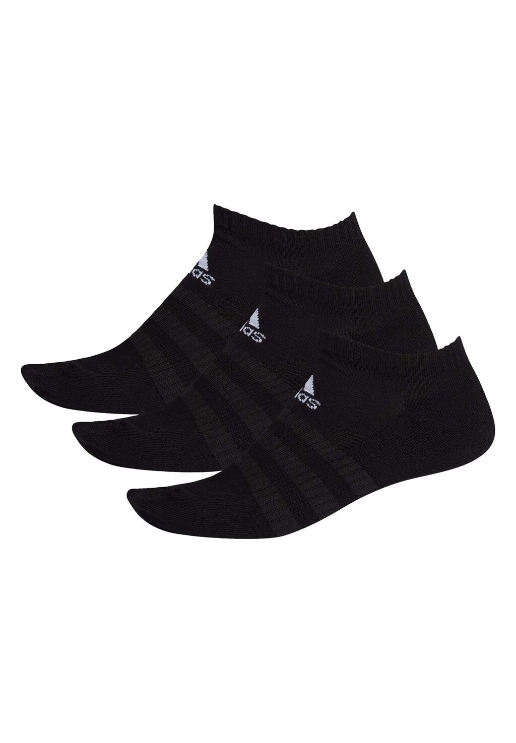 

Носки 3 Stripes Cushioned No Show Набор 3 Пар Adidas, черный