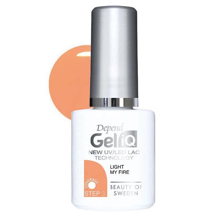 

Лак для ногтей Esmalte de Uñas Semipermanente Depend Gel Iq, Light My Fire