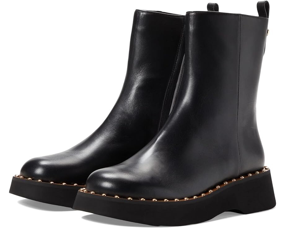 

Ботинки COACH Vanesa Leather Bootie, черный