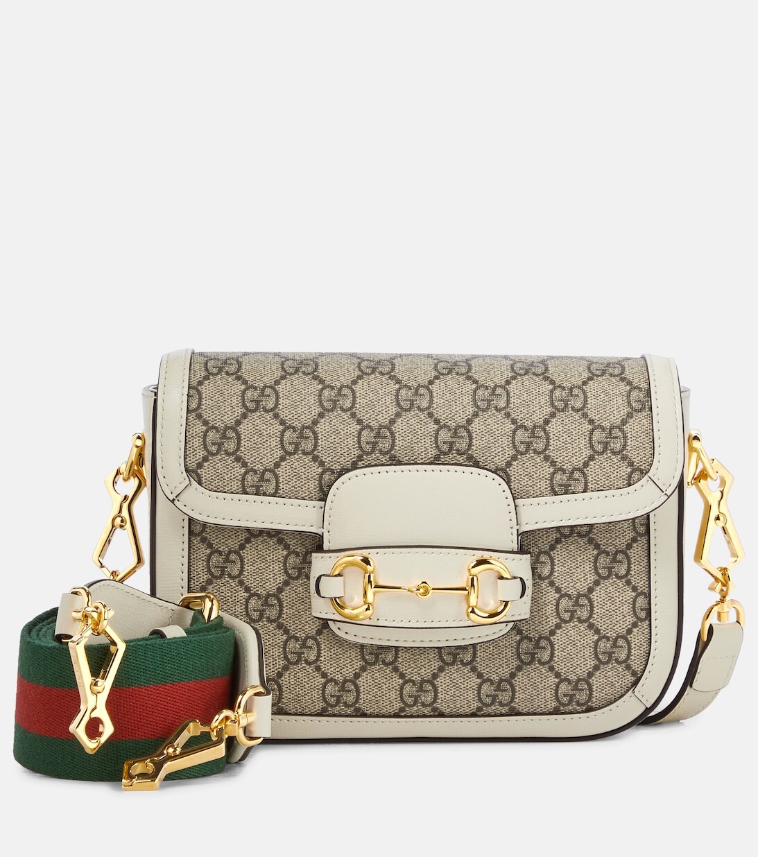 

Сумка через плечо Gucci Horsebit 1955 Mini Gucci, коричневый