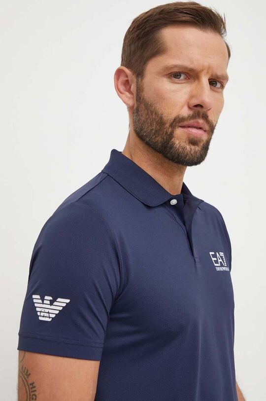 

Рубашка поло EA7 Emporio Armani, темно-синий